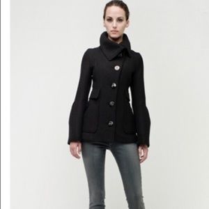 Mackage wool asymmetric peacoat. Size XS